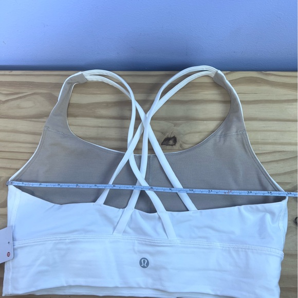 Lululemon Energy Longline Bra - white - 10 - NWT - Picture 10 of 14